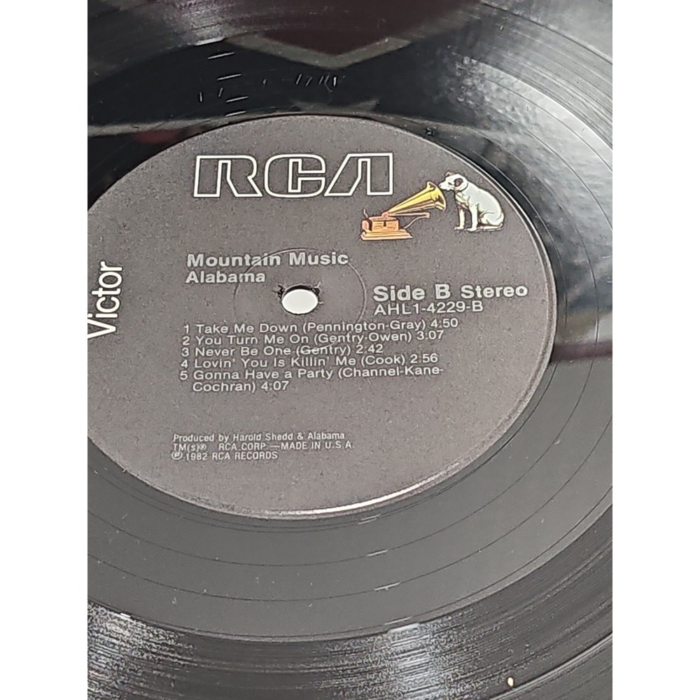 Alabama Mountain Music 1982 LP Vinyl Album RCA Records AHL1-4229 - Picture 4 of 11
